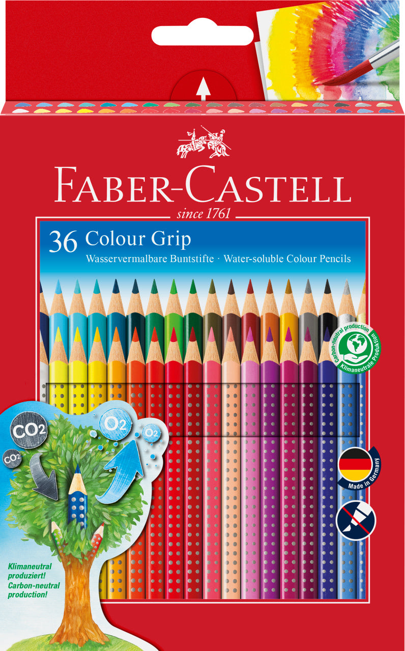 CREIOANE COLORATE 36 CULORI GRIP 2001 FABER-CASTELL CREIOANE COLORATE 36 CULORI GRIP 2001 FABER-CASTELL